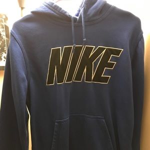 Blue Nike hoodie like new